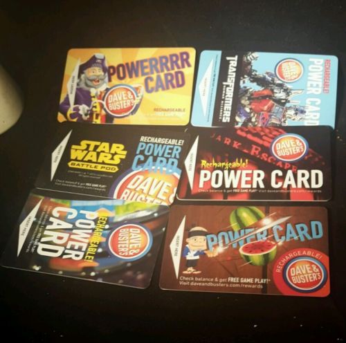 dave and busters power cards